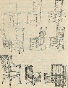 chaises bancs