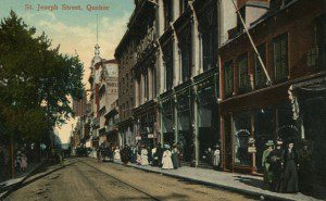 quebec rue saint joseph 1900