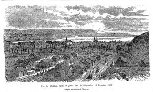 Quebec feu de St Roch octobre 1866, Cyclorama