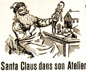 Santa dans son atelier (La Patrie, 4 dec. 1905)