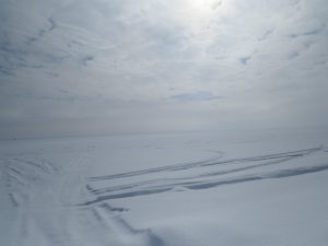 lac saint pierre en hiver
