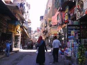 rue du marche a Damietta